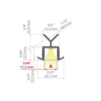 LED-Alu Profil POR